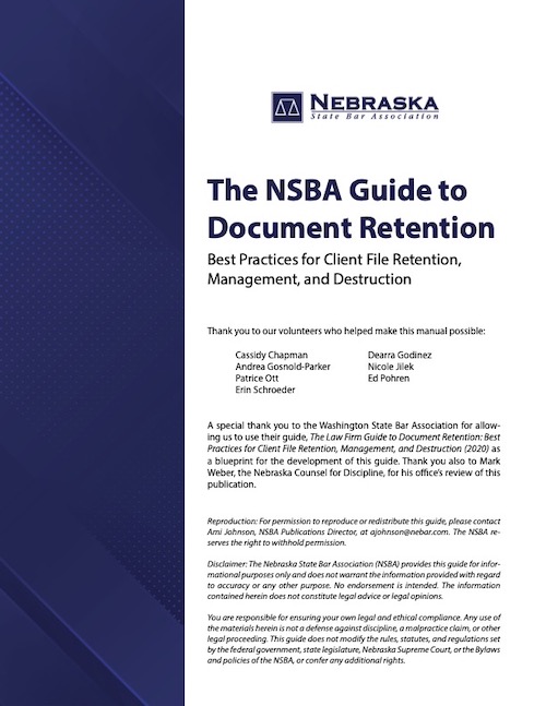 The NSBA Guide to Document Retention